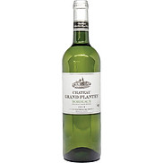 Rượu vang trắng Chateau Grand Plantey 750ml 11% - 13% Không hộp