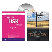 Sách - combo Luyện thi HSK cấp tốc tập 2 tương đương HSK 3+4 kèm CD + Gởi