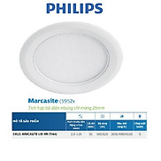 Bộ đèn PHILIPS LED âm trần MARCASITE tròn 5952x -9W, 12W, 14W,16W ánh sáng