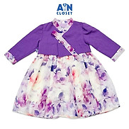 Đầm Hanbok cách tân bé gái họa tiết Hoa tím tơ ánh nhủ - AICDBGDWQ6W6