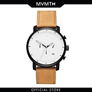 Đồng hồ Nam MVMT dây da 45mm - Chrono D-MC01-WBTL