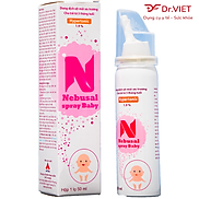 Nebusal spray Baby 1,9% - Dung dịch nước muối biển 1,9% làm sạch mũi