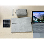 Set bao da, cặp da chống sốc, chống nước cho Microsoft Surface Pro 4, 5, 6