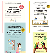 Sách - Combo 4 cuốn Montessori PN