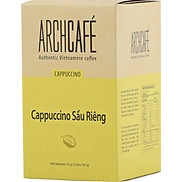 Cà phê Cappuccino Sầu Riêng - Cafe hoà tan Archcafé hộp 12 gói x 18.5g