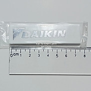 Combo 10 tem DAIKIN dán đầu lạnh chữ bạc - Tem dán mặt lạnh điều hòa