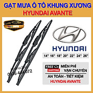 Cần gạt nước mưa trước Hyundai Avante thanh gạt mưa khung xương sắt chổi