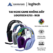 Tai nghe game không dây Logitech G733 - RGB, màn loa Pro-G, Mic Blue Voice