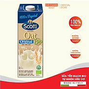 Sữa Yến Mạch Tự Nhiên Hữu Cơ Riso Scotti - BIO Original Oat Drink - Hộp 1L