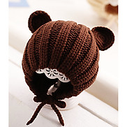 Mũ len đáng yêu tai gấu cho bé đáng yêu