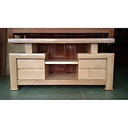 Tủ kệ tivi gỗ sồi nga 1m20x75x40cm, mẫu đơn giản, hiện đại cho phòng khách