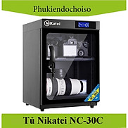 Tủ chống ẩm Nikatei NC-30C- Black Dung tích 30 lít-China . Tặng 01 bộ vệ