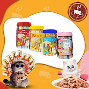 Súp thưởng Snack thức ăn Ciao Thái Lan cho mèo - hũ 50 thanh