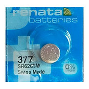 Pin đồng hồ Thụy Sỹ RENATA 377 SR626SW dành cho đồng hồ kim 3 kim Dạng vỉ