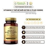 Viên Uống Solgar Vitamin Ester-C Plus 500mg Viên Nang Thực Vật Hộp 50 Viên