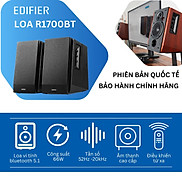 Loa Edifier R1700BT Bluetooth 5.1 Kết nối máy tính để bàn qua RCA Công