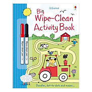 Sách tẩy xóa tiếng Anh - Usborne Big Wipe-Clean Activity Book