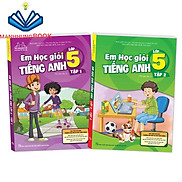Sách - Combo Em học giỏi tiếng Anh lớp 5 trọn bộ 2 tập