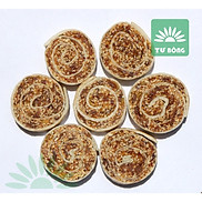 Chuối cuộn hạt mè TƯ BÔNG cao cấp 350g - ít ngọt thơm ngon từ Đồng Tháp