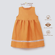 Váy Bé Gái Chất Liệu Linen Cao Cấp Phối Ren Xinh Xắn - GRACIE DRESS