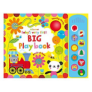 Sách tương tác tiếng Anh - Usborne Baby s Very First BIG Play book with