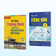 Sách - Combo Tự Học Tiếng Hàn Cho Người Mới Bắt Đầu và Tập Viết Tiếng Hàn