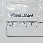 Combo 10 tem DAIKIN dán đầu lạnh chữ đen - Tem dán mặt lạnh điều hòa