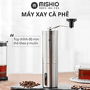 Máy xay hạt cafe Mishio chỉnh độ thô mịn phù hợp pha máy, pha phin
