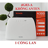 BỘ PHÁT WIFI TENDA 4G 3G LTE - 4G03 A B - CÓ CỔNG LAN - Hàng chính hãng