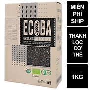 Gạo lứt đen hữu cơ cao cấp ECOBA Huyền Mễ 1kg