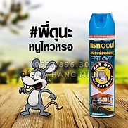 NỘI ĐỊA THÁI Chai Bình Xịt Đuổi Chuột Rat Off - Anti Rat Spray Thái Lan Có