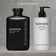 Sữa tắm 350g và Dầu gội 320g nguyên liệu châu Âu SIRMEN Europe Gentlemen