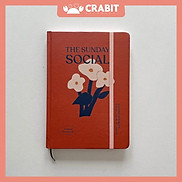 Sổ tay dot A5 130gsm Crabit, sổ tay cute ghi chép, The Sunday Social