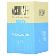 Cà phê Cappuccino Dừa - Cafe hoà tan Archcafé hộp 12 gói x 20g