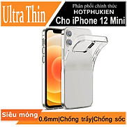 Ốp lưng dẻo silicon cho iPhone 12 Mini 5.4 inch hiệu Ultra Thin siêu mỏng