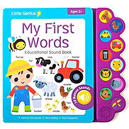 Little Genius My First Words Educational Sound Book - 10 Button Sound