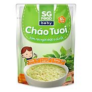 Cháo tươi Baby Sai Gon Food vị tôm, rau ngót Nhat & ca rot 240g