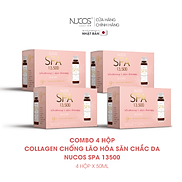 Combo 4 hộp Collagen chống lão hóa săn chắc da Nucos Spa 13500 50ml x 40