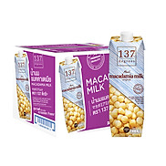 Thùng Sữa hạt Mắc Ca nguyên chất 137 DEGREES 1L 12 hộp