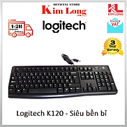 Bàn phím Logitech K120 có dây - Hàng chính hãng