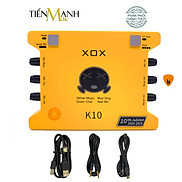 SoundCard XOX K10 Bộ Thu Âm Thanh, Livestream