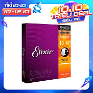 Dây Đàn Elixir Guitar Acoustic Chính Hãng Cao Cấp, ELIXIR 10-16002