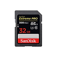 Thẻ nhớ SDXC SanDisk Extreme Pro UHS-II U3 32GB 64GB 128GB 300MB s