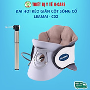 Đai hơi kéo giãn đốt sống cổ Leamai C02, hỗ trợ giảm đau cổ vai gáy