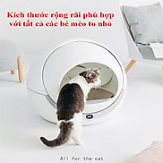Nhà vệ sinh tự động cho mèo Petree, lồng vệ sinh cho mèo cao cấp có wifi
