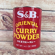 Bột Cà Ri Spicy Curry Powder S&B Nhật Bản hộp 400G