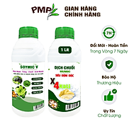 Combo Phân Đậu Nành Soymic V - Dịch Chuối Cho Rau Sạch