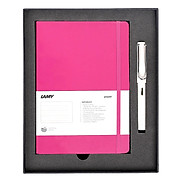 Gift Set Lamy Notebook A5 Softcover Pink+ Lamy Safari White - GSNSa0018