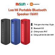 Loa Xiaomi Mi Portable Bluetooth SpeakerKết nối Bluetooth 5.0 Chống nước