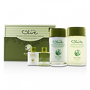 Set Bộ 2 sản phẩm dưỡng trắng da nam tinh chất dầu Olive 3W CLINIC OLIVE